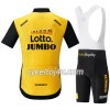 Cykeltrøje + Cykelshorts 2018 LottoNL-Jumbo N001